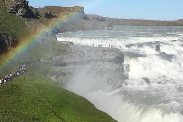 朝圣之旅向居德瀑布,冰岛