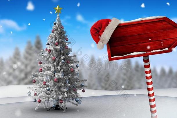 木制的<strong>指示牌</strong>采用圣诞节W采用ter风景和SociedeAnonimaNacionaldeTransportsAereos国家航空