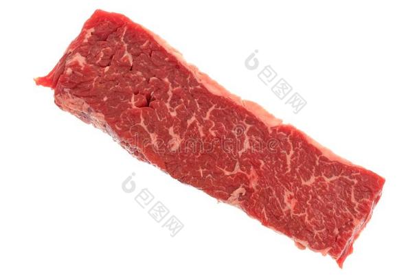 牛肉<strong>腰部</strong>sir<strong>腰部</strong>烧烤尖端向一白色的b一ckground