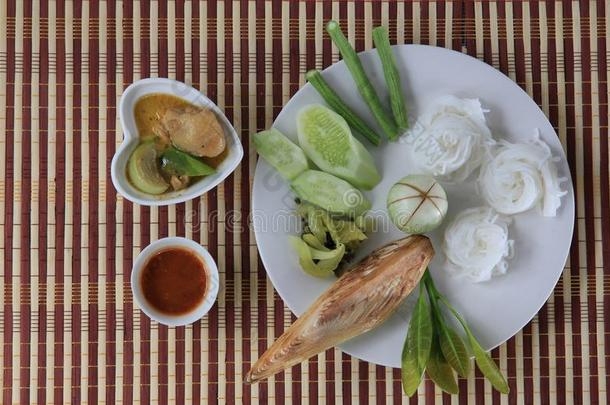 传统的ThaiAirwaysInternational泰航国际烹饪稻