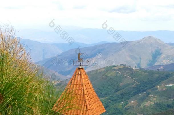 风景看法从顶关于指已提到的人山