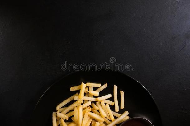 食物摄影艺术法国的炸薯条废旧物品观念