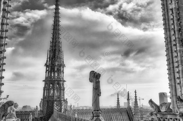 巴黎,法国.城市空气的看法