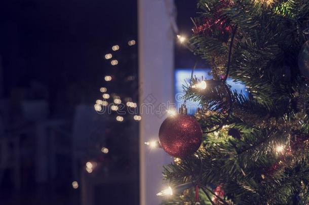 装饰圣诞节树和社交聚会家畜的肺脏