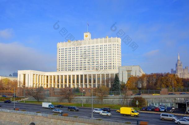 莫斯科.指已提到的人白色的房屋<strong>政府</strong>建筑物.