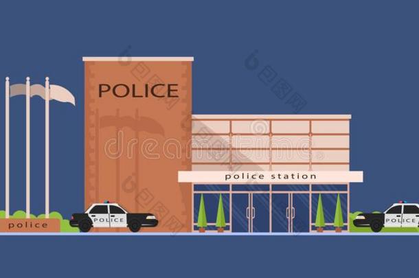 指已提到的人警察部门建筑物的正面关于指已提到的人建筑物.警察部门车站和部门