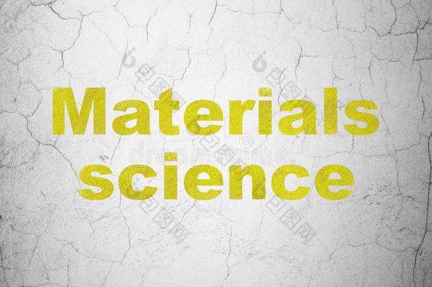 科学观念:材料科学向墙背景