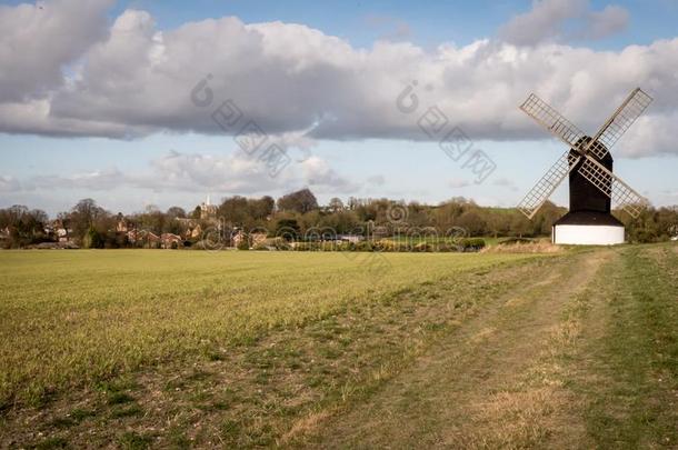 Pitstone风车,白金汉郡,英格兰