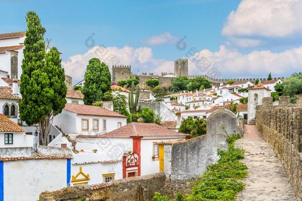 风景优美的夏视力采用奥比杜什,莱里亚地区,<strong>葡萄牙</strong>.