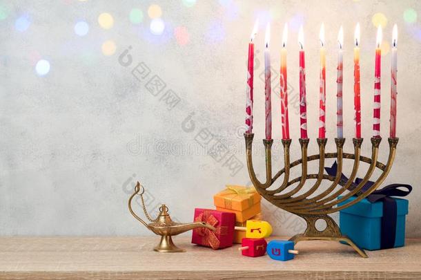 犹太人的假日光明节背景