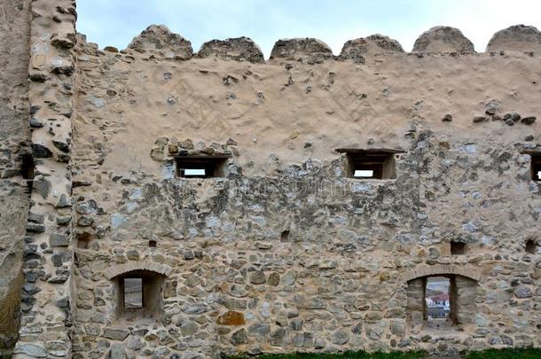 鲁佩亚-条花织品之一种-中古的堡垒和老的遗迹.特兰西瓦尼亚,