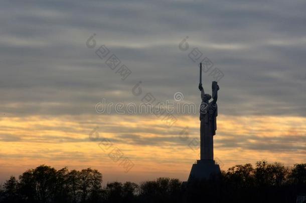 纪念碑向祖国,基辅,乌克兰
