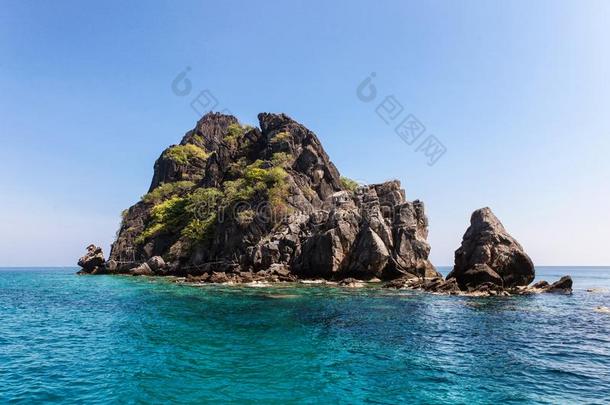 大的岩石岛,哞岛春蓬,求你了省份,泰国.,