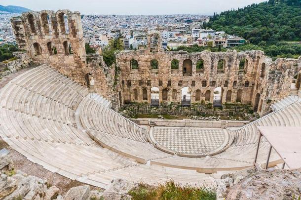 古代的希腊人剧场剧场关于希律德斯上鼓室采用雅典希腊