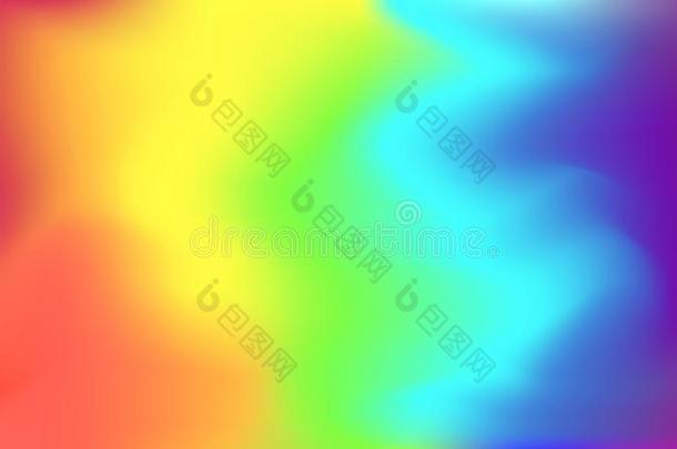 抽象的明亮的彩虹变模糊背景