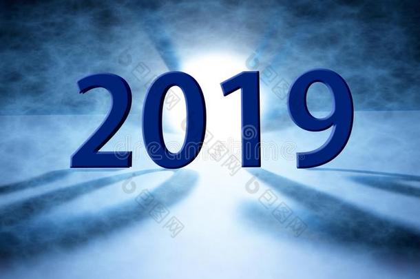 幸福的新的年2018假日背景.2018幸福的新的年欢迎