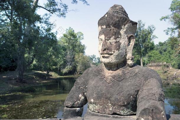 木材和河,毁坏关于雕像,12Thailand泰国百年,柬埔寨