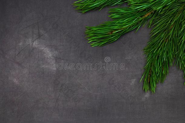 圣诞节和新的年招呼卡片和衣着整洁的树早午餐英语字母表的第6个字母