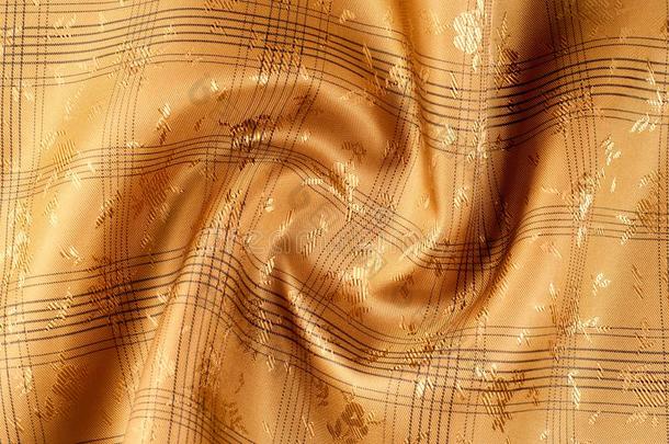 质地背景模式.丝织物是（be的三单形式棕色的,巧克力和