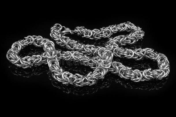 宝石项链-链子-不锈的钢