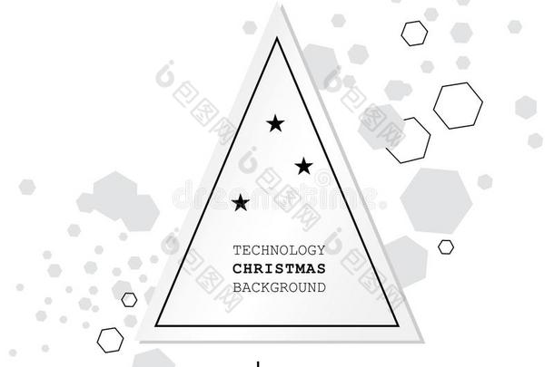 极简主义科技圣诞节背景.白色的圣诞节Turkey土耳其
