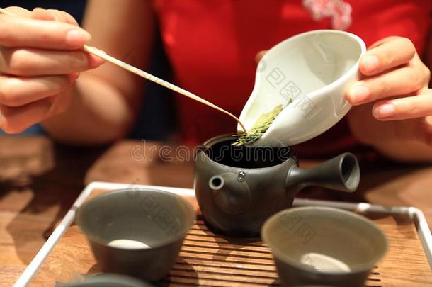 茶水艺术关于中国,做茶水