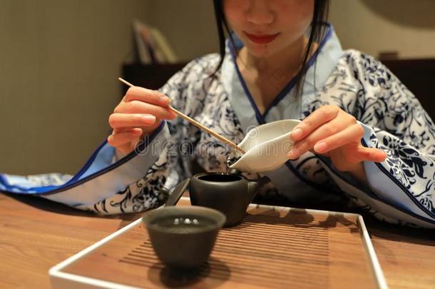 茶水艺术关于中国,做茶水