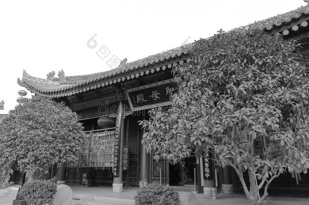 宫关于神木采用仙都城隍庙庙,黑的和极少的量
