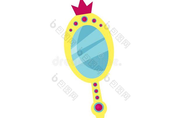 公主魔法镜子,附件为一小的公主或f一iry