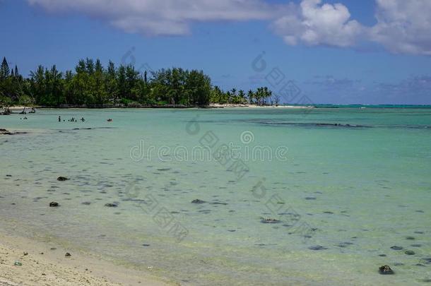 海景画关于盖马海鲁,毛里求斯