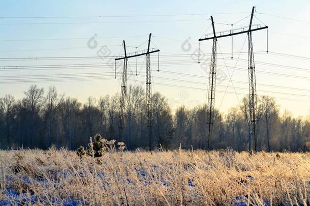 电的变电站西伯利亚