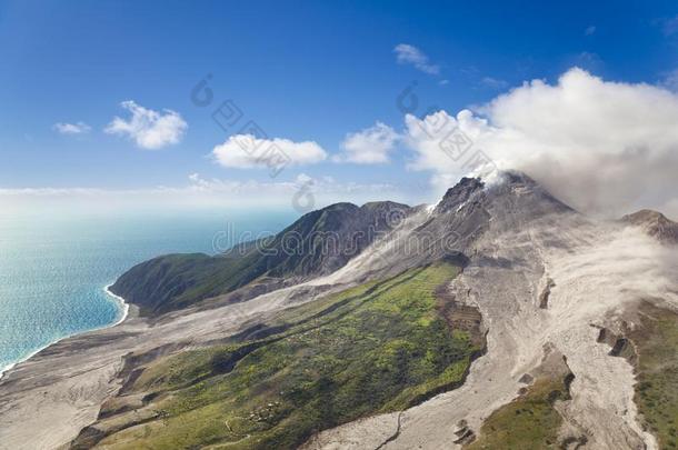 灵魂小山火山,蒙特塞拉特岛