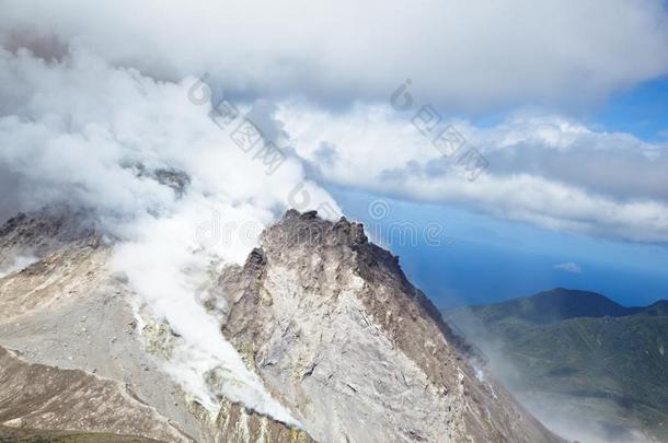 <strong>灵魂小</strong>山火山,蒙特塞拉特岛