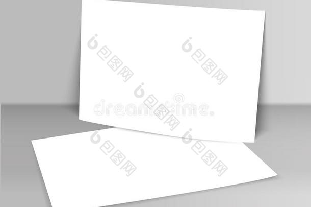 海报空白的Burundi折叠小册子假雷达遮盖样板