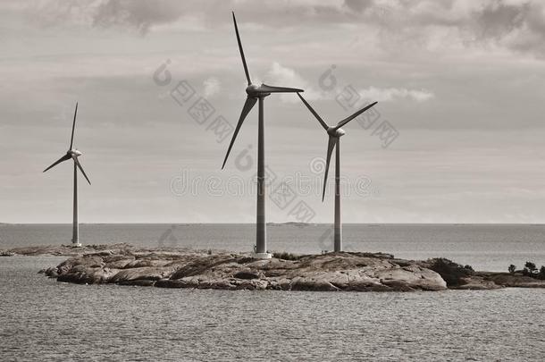 风涡轮机采用指已提到的人波罗的海的海.可继续的能量.F采用land