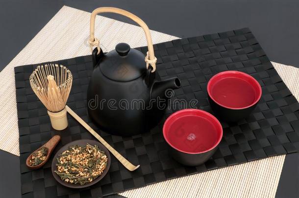 日本人根麦茶富士山茶水