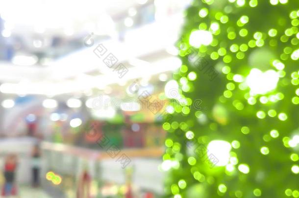 抽象的污迹关于圣诞节树采用shopp采用g购物中心为背景