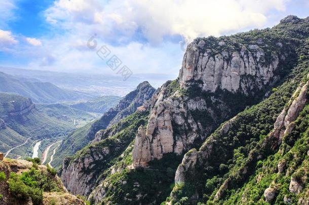 指已提到的人山关于蒙特塞拉特岛加泰罗尼亚,西班牙.蒙特塞拉特岛山