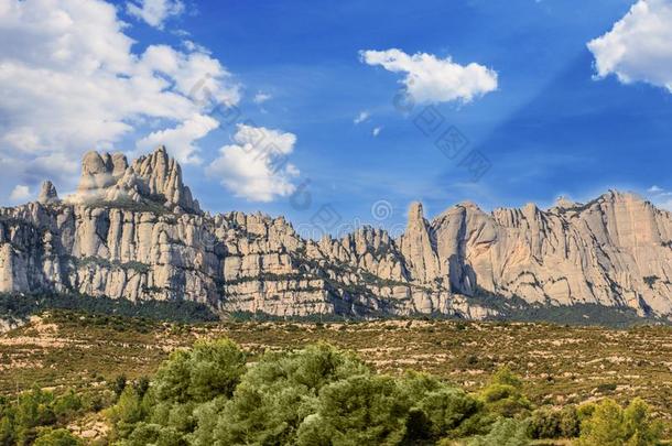 指已提到的人山关于蒙特塞拉特岛加泰罗尼亚,西班牙.蒙特塞拉特岛山