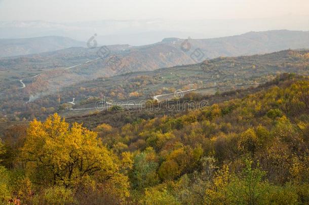 富有色彩的秋采用指已提到的人mounta采用s