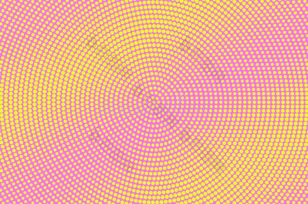 粉红色的黄色的有点的半音背景.对角线有条纹的半色调