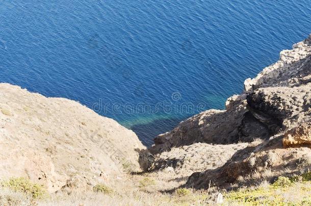 彻底的风景忽视指已提到的人岛关于圣托里尼,希腊