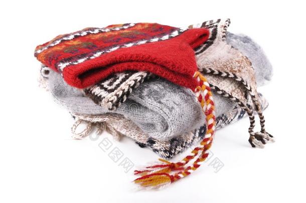 秘鲁的羊毛制的衣服