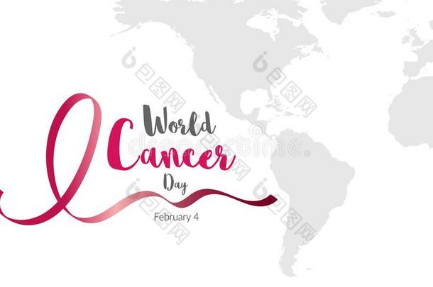 世界癌症一天.二月4.世界癌症一天设计背景