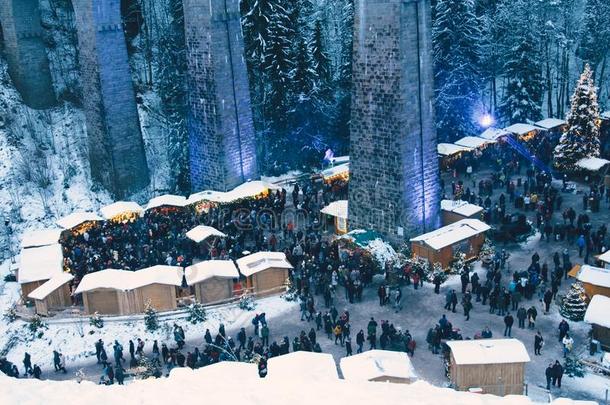传统的<strong>圣诞</strong>节交易采用指已提到的人拉文纳山峡,德国.