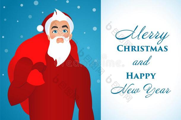 白色的-蓝色海报幸福的圣诞节和一照片关于一f一shion一bl