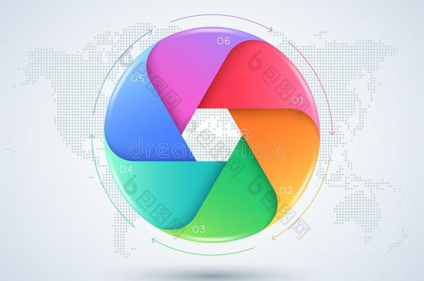 信息图3英语字母表中的第四个字母6阶段商业工作流程图表