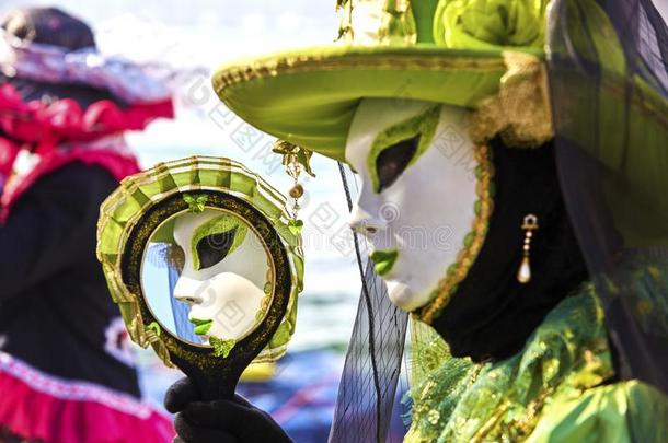 威尼斯狂欢节2017.威尼斯的狂欢节戏装.威尼斯的嘉年华