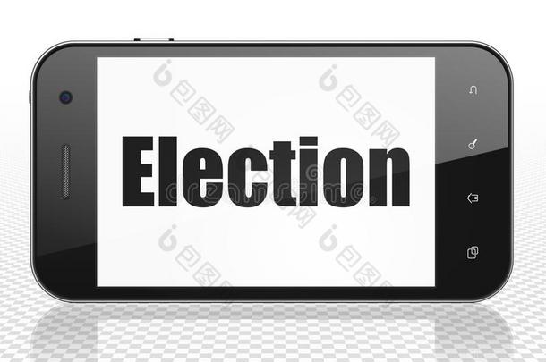 政治观念:智能手机和选举向展览