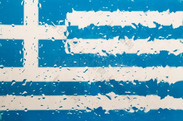 落下关于水向希腊人<strong>旗背景</strong>.浅的深度关于田.